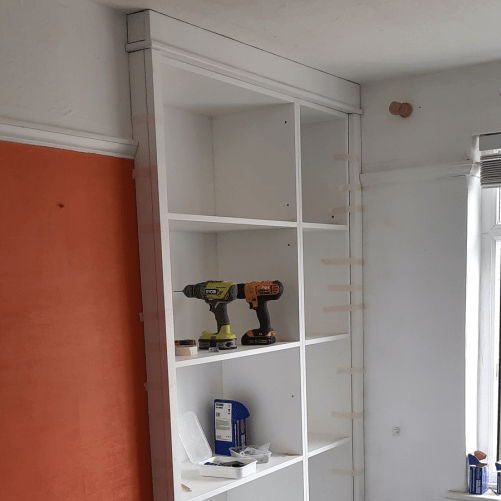 Built in wardrobe installation 2